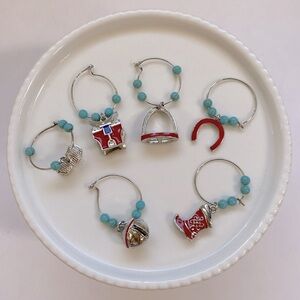 Wine Glass Charms Set of 6